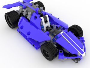 lego race car 3Dモデル