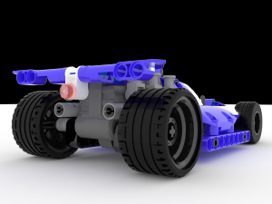 lego race car 3Dモデル