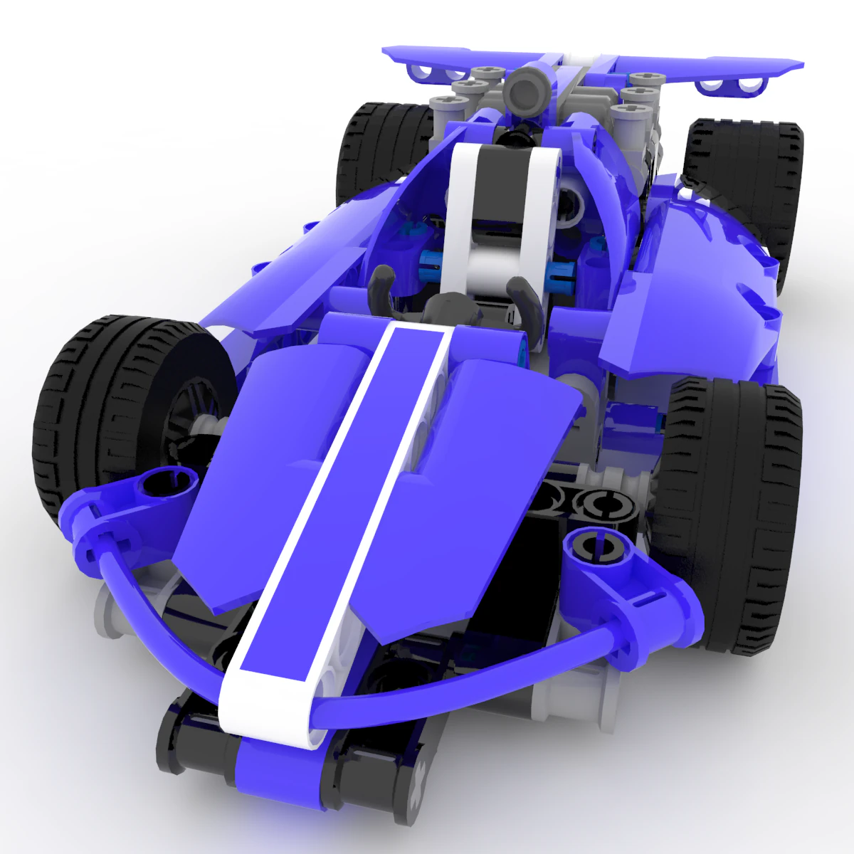lego race car 3D Model .c4d .max .obj .3ds .fbx .stl .blend 