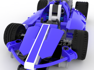 lego race car 3D Model
