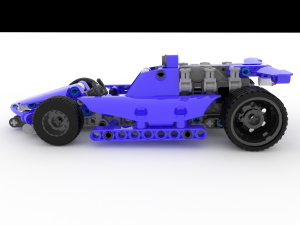 lego race car 3Dモデル
