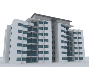 resident building 3Dモデル