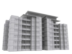 resident building 3Dモデル