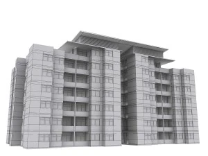 yerleşik bina 3D Model