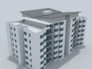 yerleşik bina 3D Model