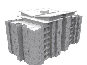 yerleşik bina 3D Model