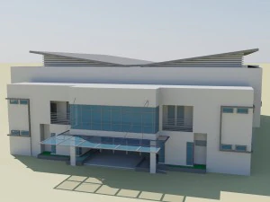sport centre 3D Model