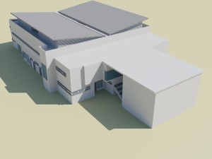 sport centre 3D Модель