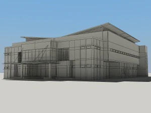 sport centre 3D Model