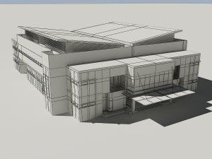 sport centre 3D Модель