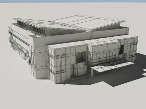 sport centre 3D Model