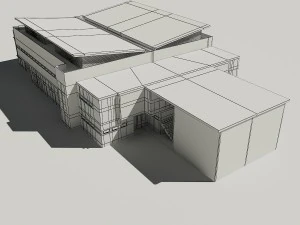 sport centre 3D Model