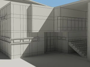 sport centre 3D Model
