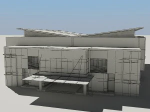 sport centre 3D Model