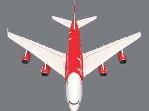 airasia a380 airbus 3D-Modell