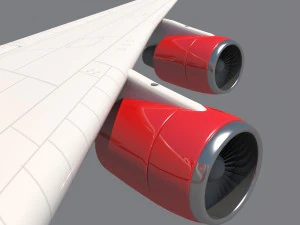 airasia a380 airbus 3D Model