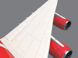 airasia a380 airbus 3D Model