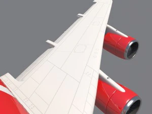 airasia a380 airbus 3D Model