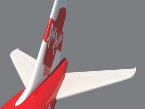 airasia a380 airbus 3D Model