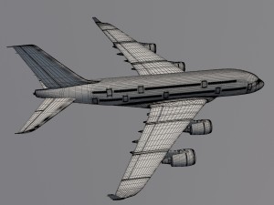 airasia a380 airbus 3D-Modell