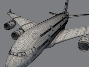 airasia a380 airbus 3D Model