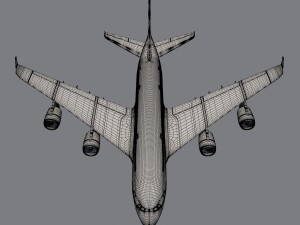 airasia a380 airbus 3D-Modell