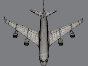 airasia a380 airbus 3D Model
