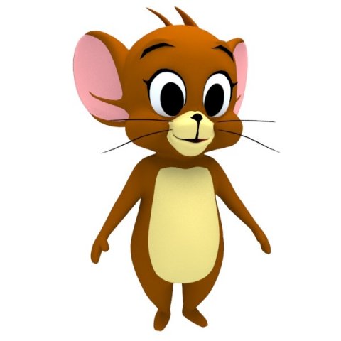 jerry 3d character Model 3D .c4d .max .obj .3ds .fbx .stl .blend 
