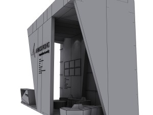armstrong exhibition booth Modelo 3D