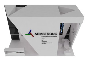 armstrong exhibition booth Modelo 3D