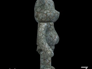 돌 벽돌 벽돌 3D 모델