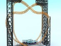 vertical roller coaster Modelo 3D