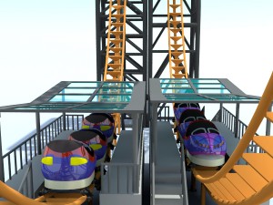 vertical roller coaster Modelo 3D