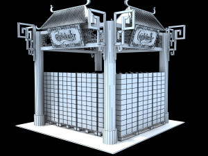 calsberg exhibition booth 3D Модель
