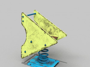 old spring rider Modelo 3D