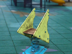 stary wiosenny jeździec Model 3D