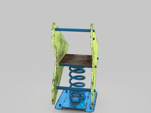 old spring rider Modelo 3D
