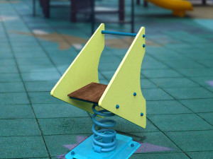 spring rider Modelo 3D