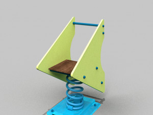 spring rider Modelo 3D