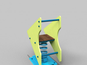 spring rider Modelo 3D