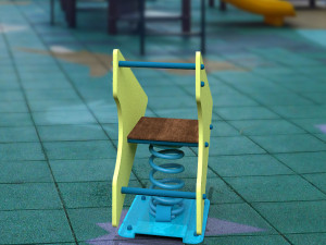 spring rider Modelo 3D