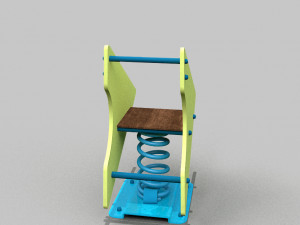 spring rider Modelo 3D