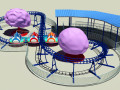 Family Roller Coaster Ride 3D-Modell