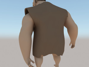 grug crood character Modèle 3D