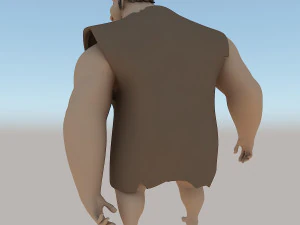 grug crood character 3D Model