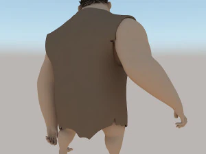 grug crood character 3D Model