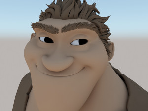 grug crood character Modèle 3D