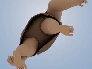 grug crood character 3D Model