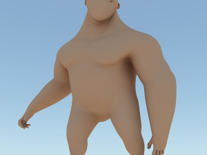 grug crood character Modèle 3D