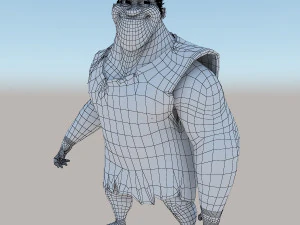 grug crood character 3D Model